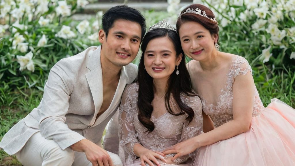 贵州如电影院的多声部合唱与明星婚纱照的浪漫布局形成鲜明对比